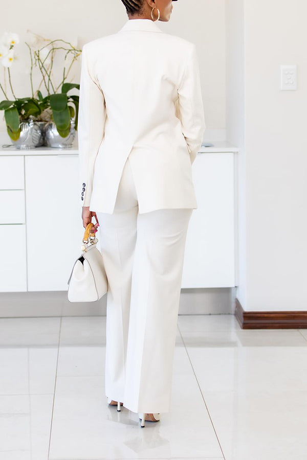 Classic Split Back Blazer & Pants Set