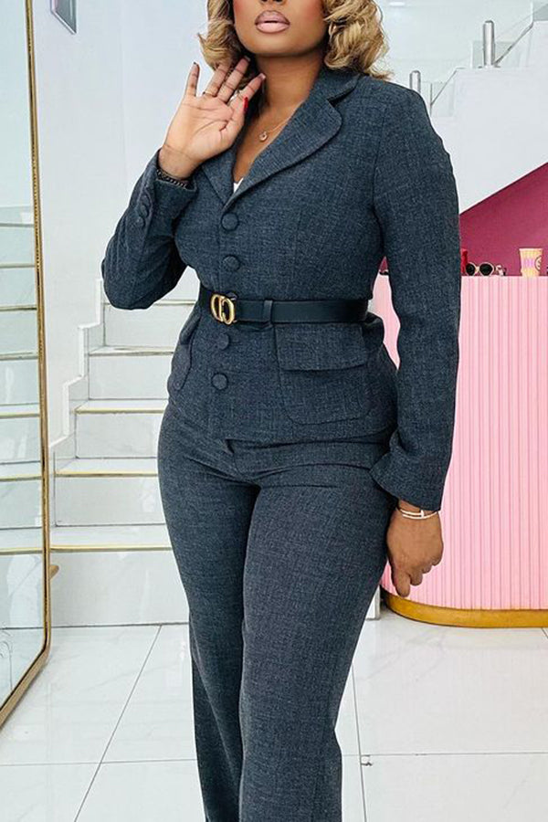 Classic Single Breasted Blazer & Pants Set